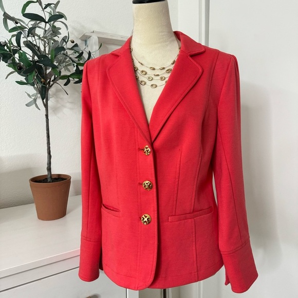 Linea by Louis Dell'Olio Coral Jacket Size Small - Picture 1 of 16